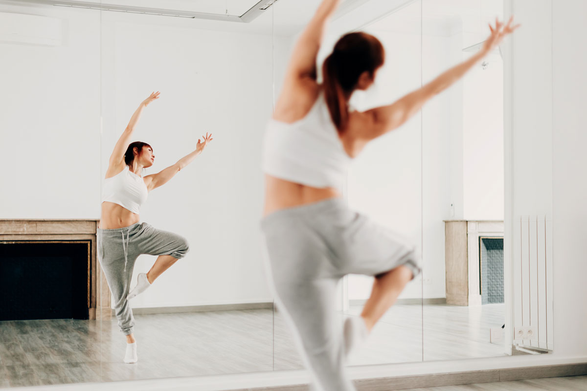 miroirs cours de danse