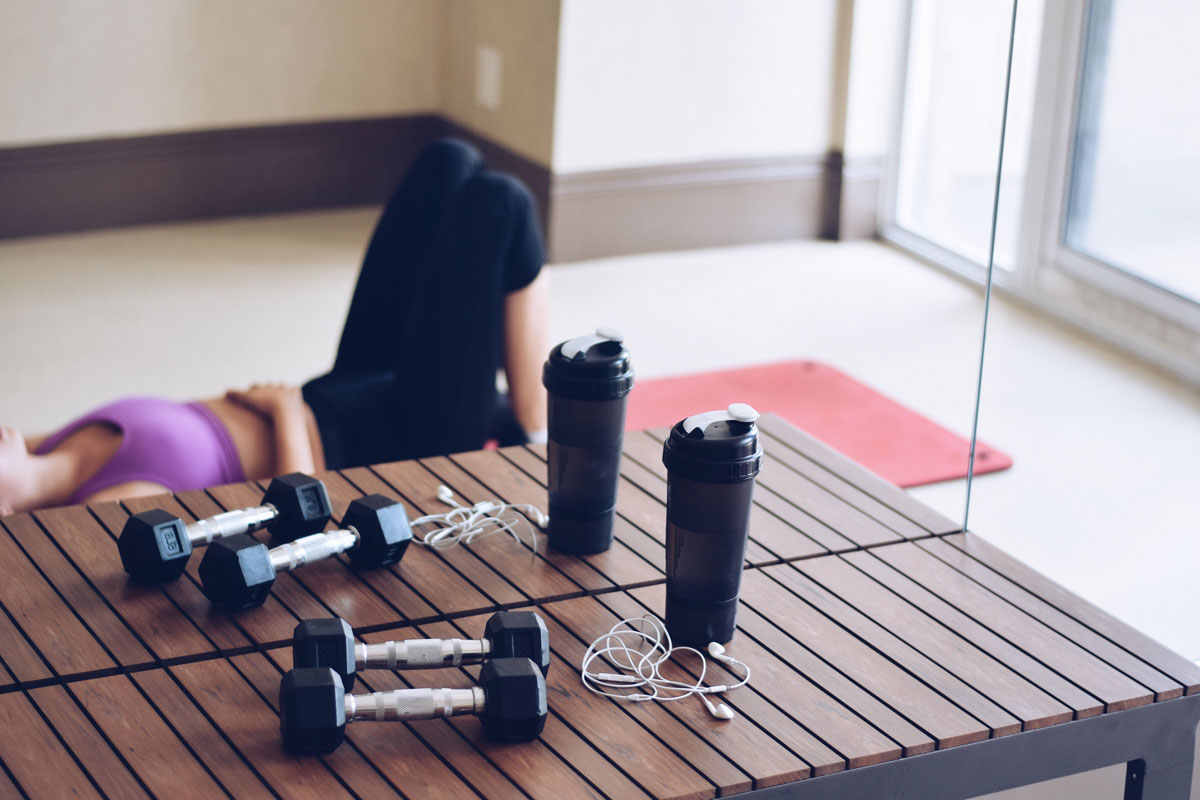 miroir gym maison